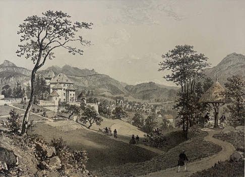 saint_jeoire_savoie_chateau_beauregard_1864_felix_benoist_lithographie_france