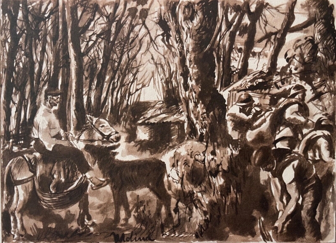 guerre_espagne_chacun_son_poste_madrid_gravure_jose_molina_1937