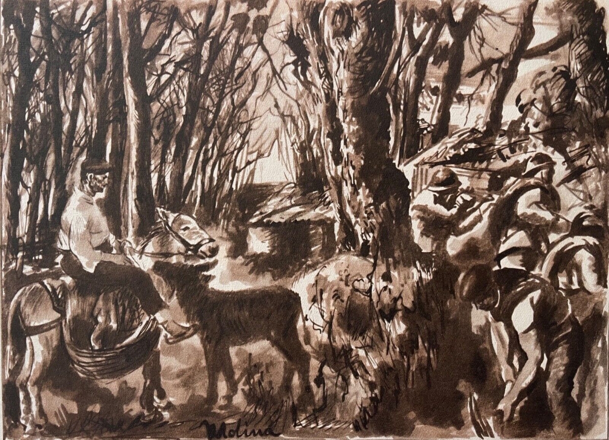 guerre_espagne_chacun_son_poste_madrid_gravure_jose_molina_1937