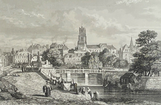 rennes_bretagne_ille-et-vilaine_lithographie_de_1860_france_xix
