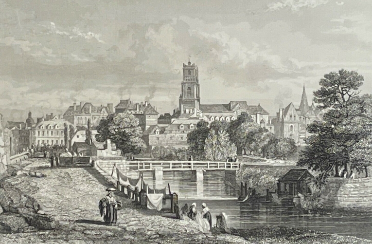 rennes_bretagne_ille-et-vilaine_lithographie_de_1860_france_xix