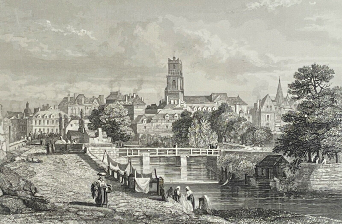 rennes_bretagne_ille-et-vilaine_lithographie_de_1860_france_xix