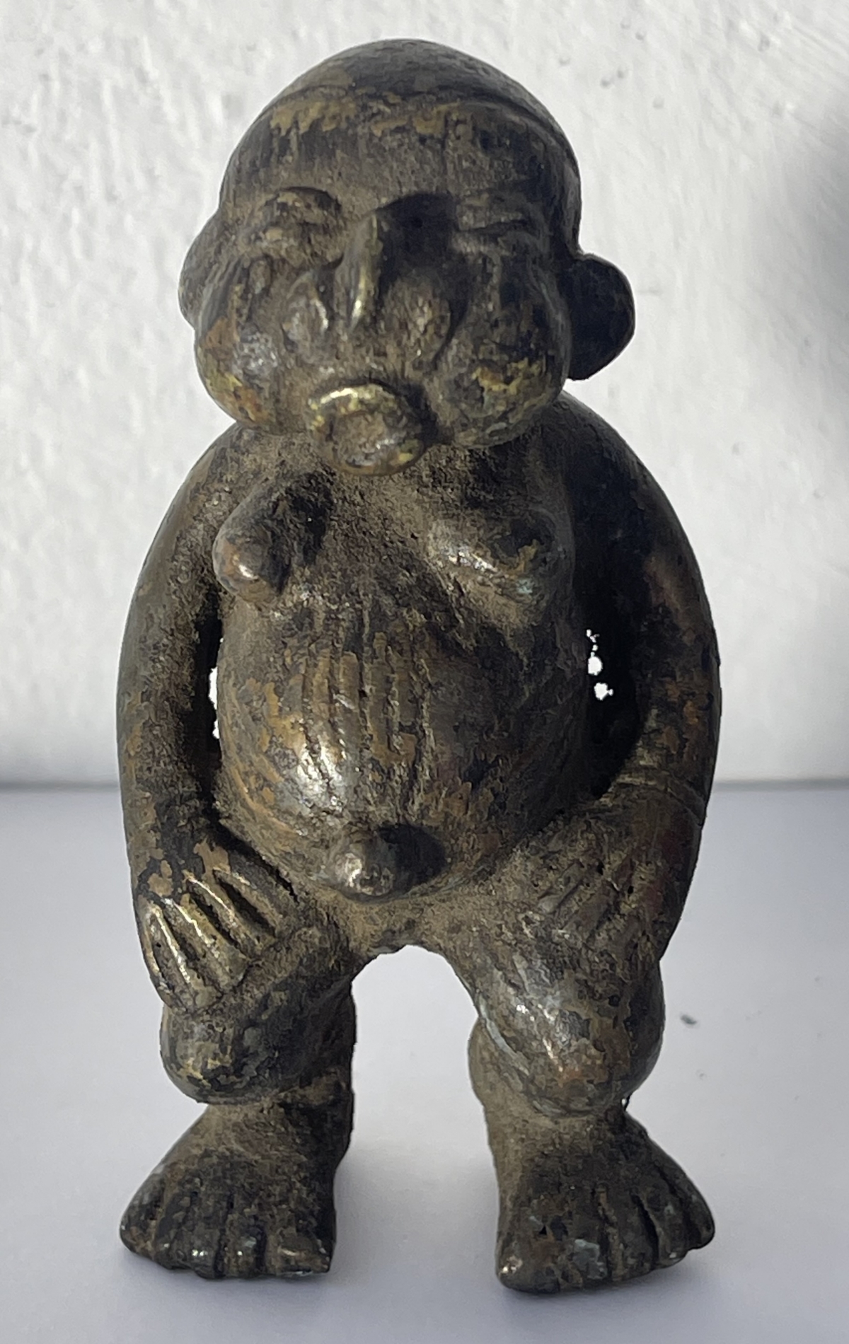 art_premier_statuette_bronze_tikar_cameroun_8,9_cm_afrique_animisme_animiste