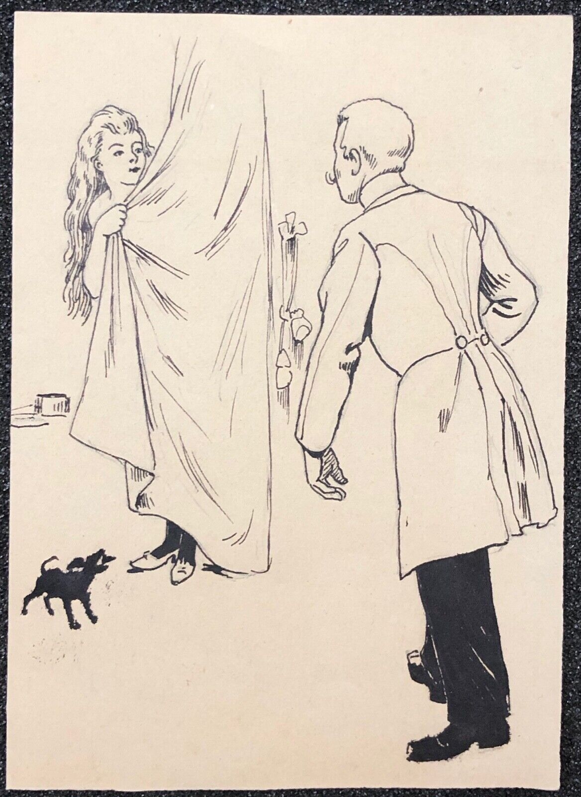 femme_a_la_toilette_et_galant_vers_1870_encre_anonyme_chien_noir