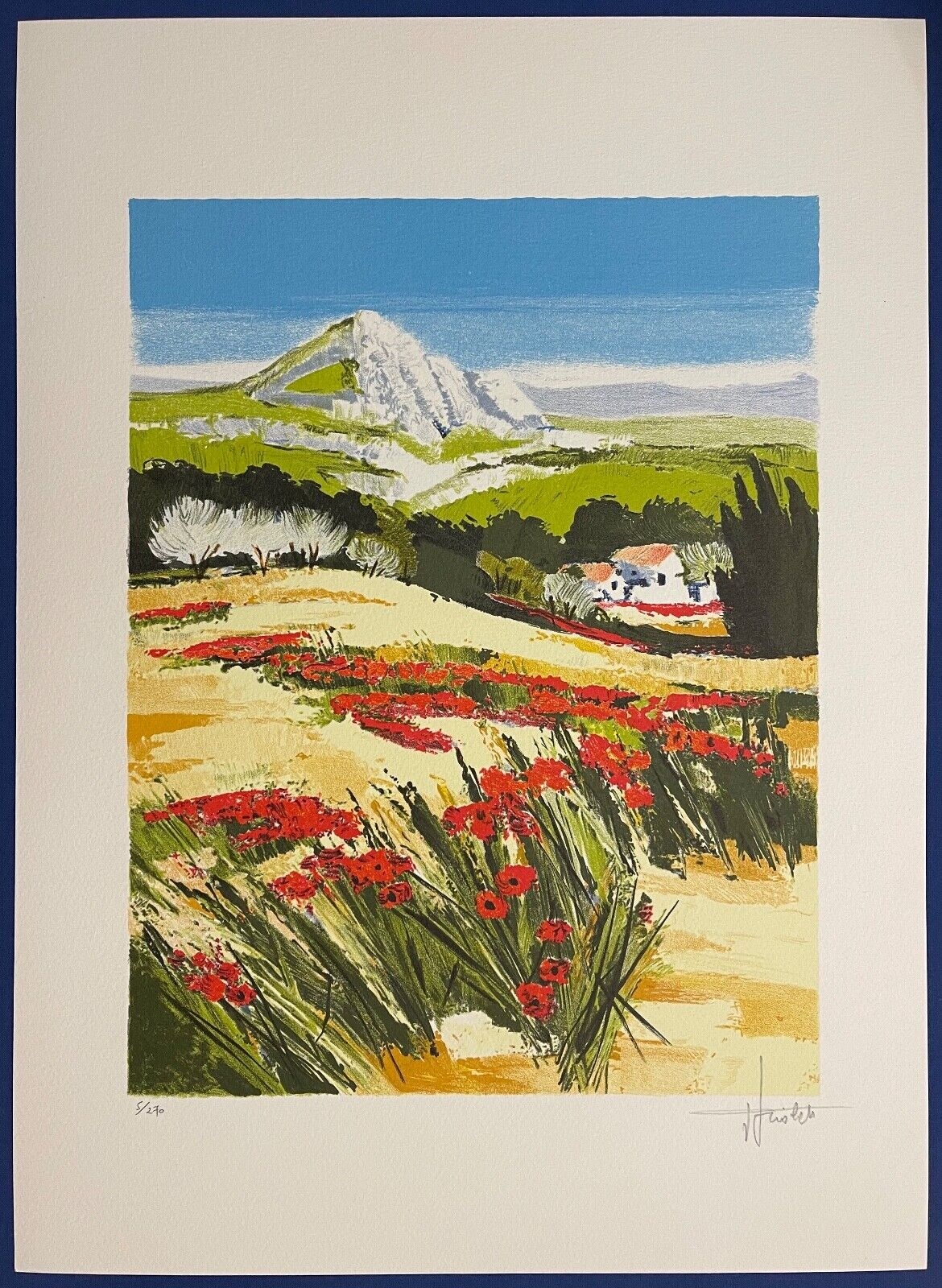 sainte-victoire_jean_triolet_1939_lithographie_signee_de_1993_provence_france