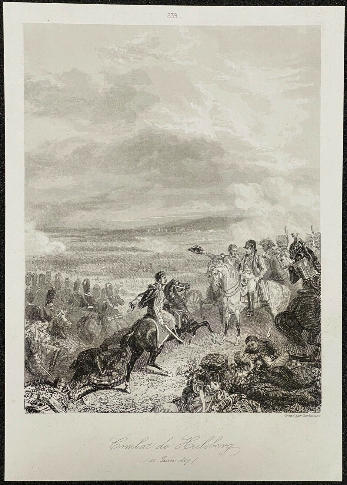 pologne_bataille_heilsberg_1807_lidzbark_warminski_napoleon_bonaparte_1840_russe