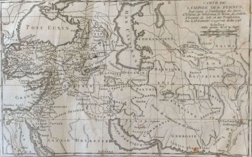rare_carte_de_lempire_des_perses_par_robert_israel_1773_yisra???el,_isra???il