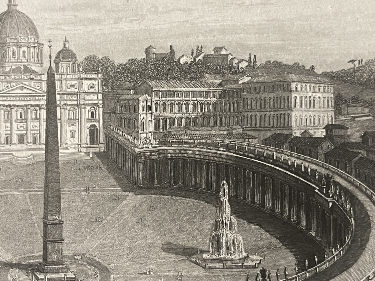 rome_vue_de_leglise_saint-pierre_gravure_par_rouargue_1838_italie