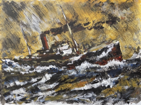navire_dans_la_tourmente_atlantique_acrylique_sur_papier_2008