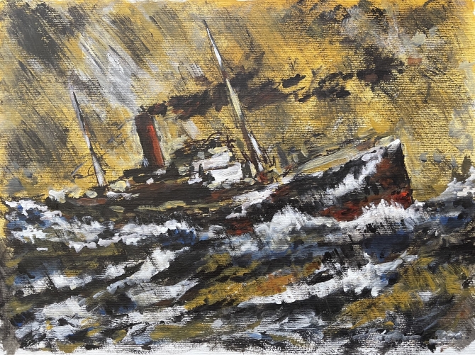 navire_dans_la_tourmente_atlantique_acrylique_sur_papier_2008