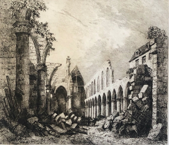 paris_couvent_des_cordeliers_fut_fonde_a_paris_grave_par_delauney_france_c_1850