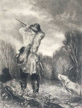 alexandre-gabriel_decamps_le_chasseur_pointe_seche_vers_1910_barbizon_chasse