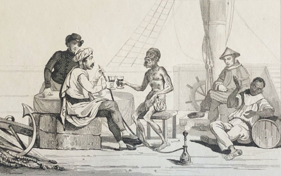 australie_australia_segregation_raciale_des_aborigenes_gravure_de_1837_aborigene