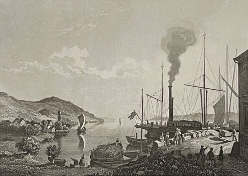 ludwigshafen_allemagne_lac_de_constance_vers_1860_bateau_vapeur
