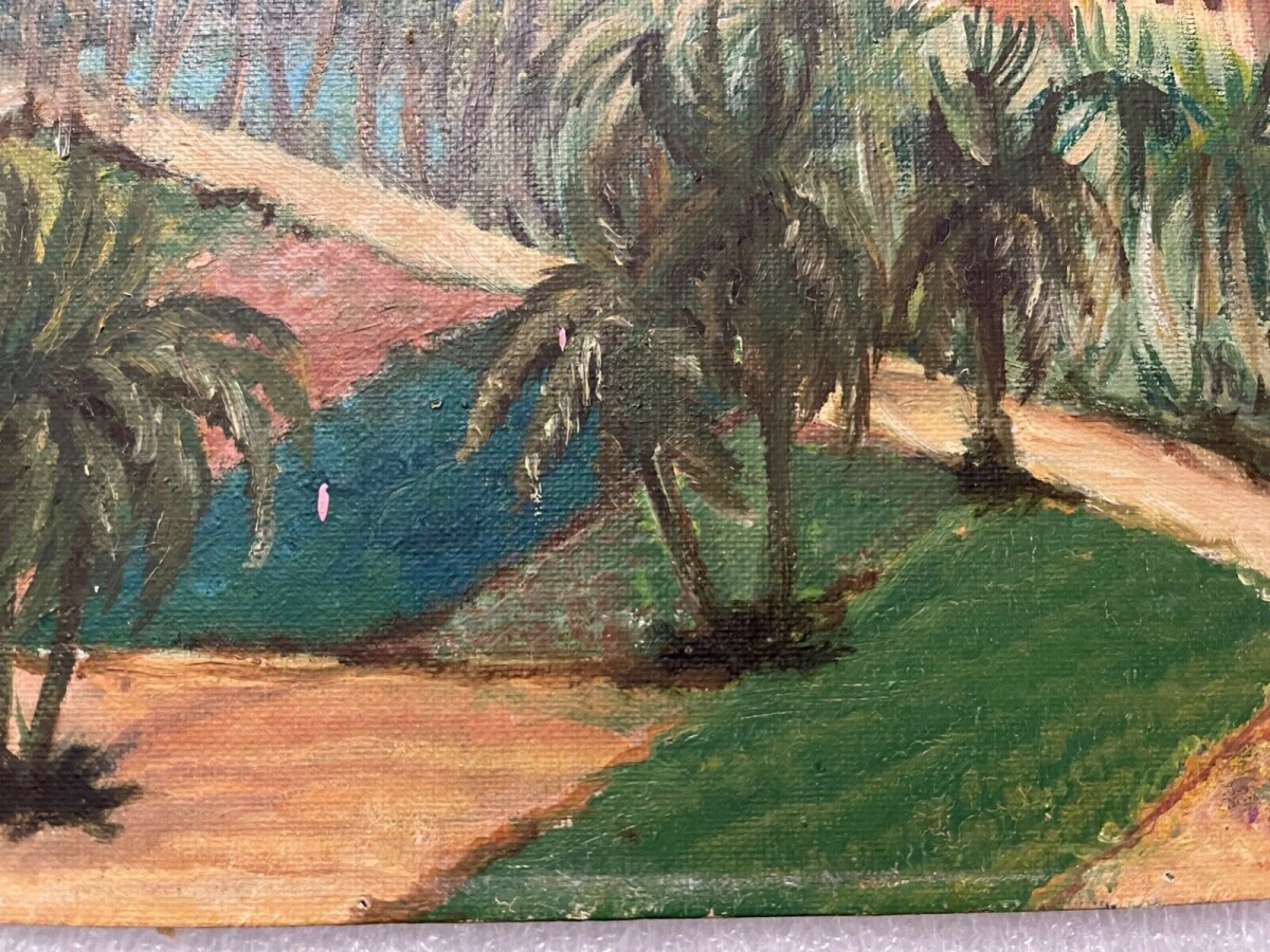 uarzazate_maroc_peinture_sur_panneau_porte_du_desert_sahara_orientaliste__signee