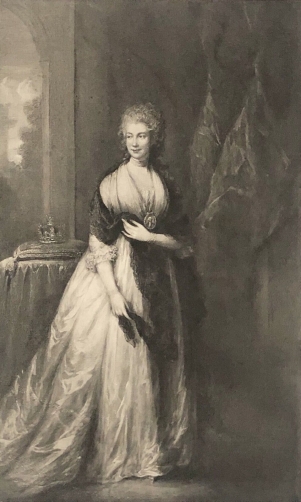 la_reine_charlotte_t_gainsborough_1727-1788__estampe_heliogravure_de_1910