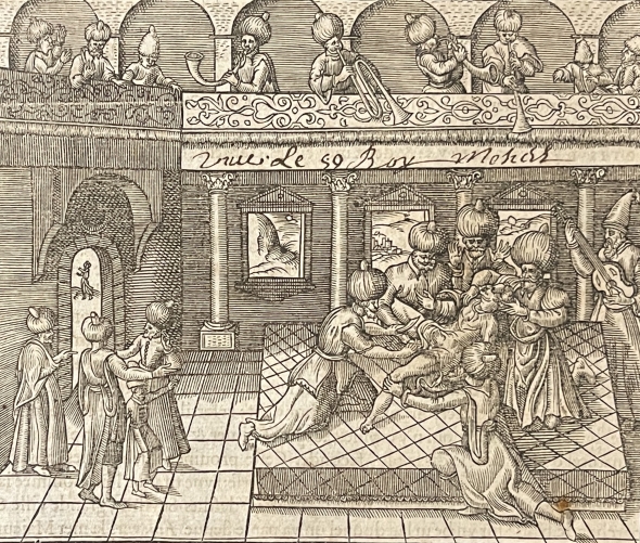tamerlane_circumcision_scene_woodcut_1575_andre_thevet_ottoman_mongol_court