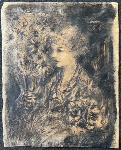 femme_au_bouquet_fusain_debut_xxe_signe_l_screpel