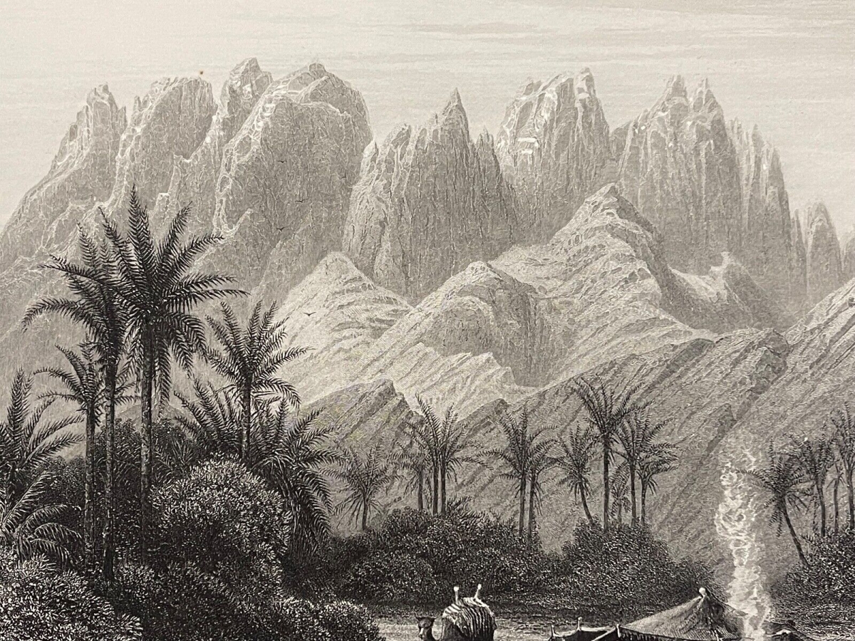 egypte_wadi_feiran_mont_serbal_sinai_grave_par_bradshaw_1884_afrique