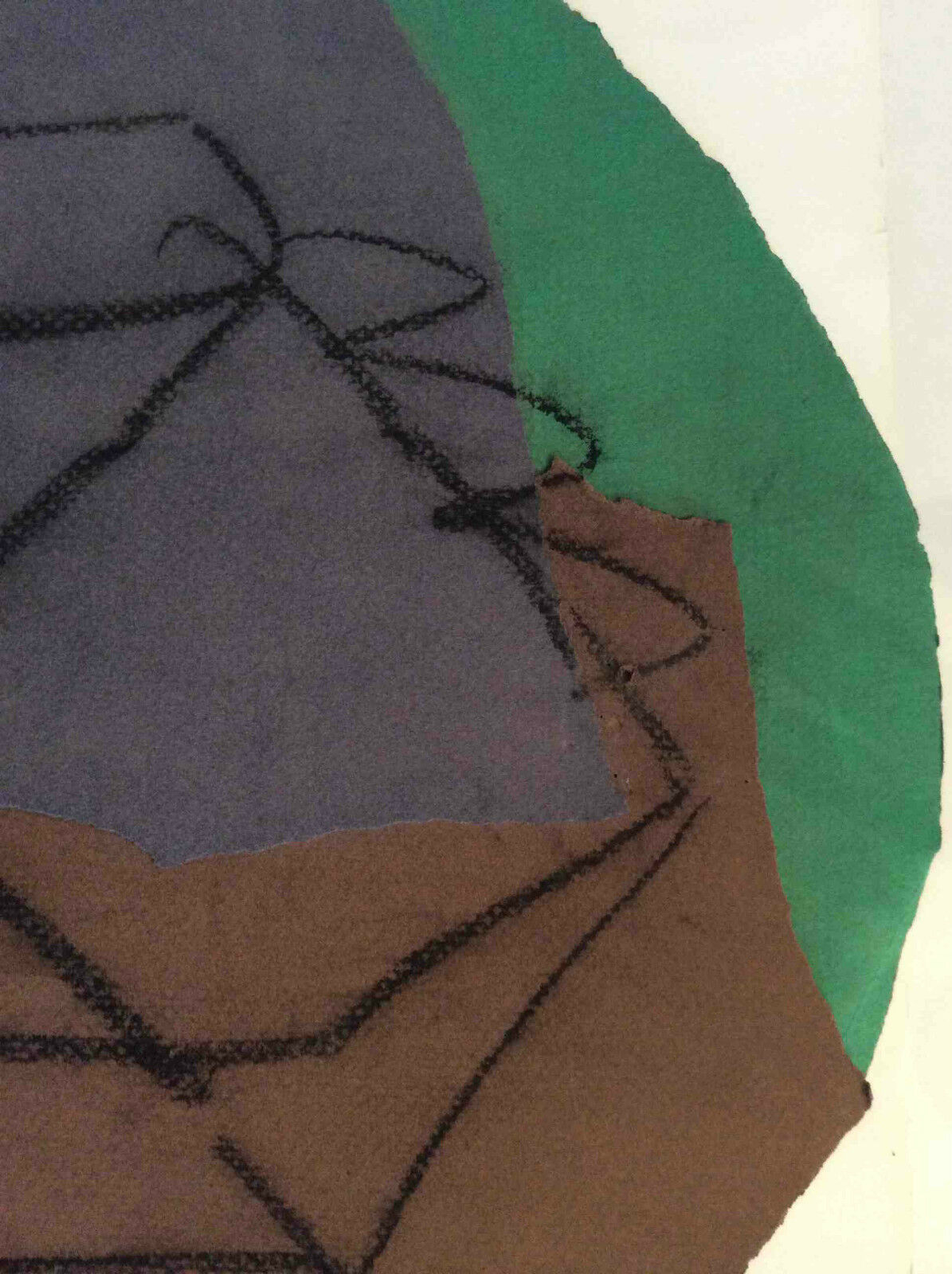 art_contemporain_simona_ceccarelli_1986_mixte_collage_fusain_aquarelle_italie