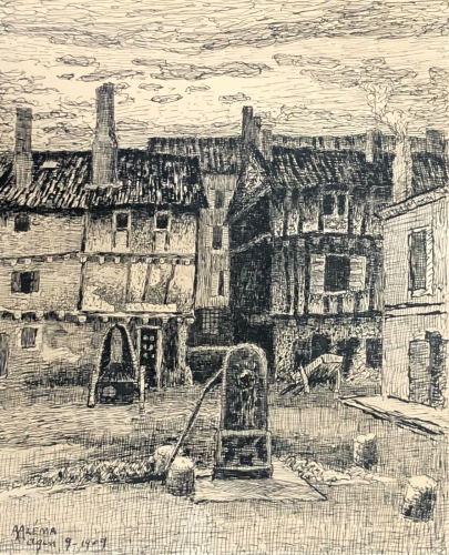 agen_dessin_a_lencre_datee_de_1909_signee_a_azema_france_lot-et-garonne