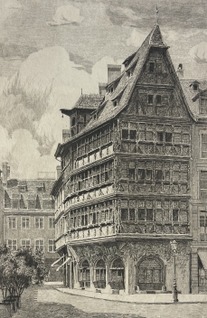 strasbourg_kammerzell_house_drypoint_etching_c_1920_alsace_architecture_france