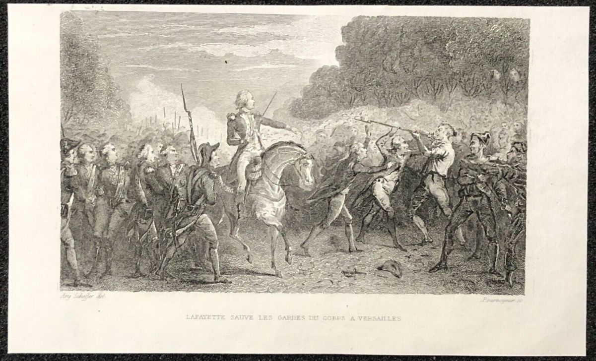 revolution_francaise_lafayette_sauve_les_gardes_a_versaille_gravure_xixe