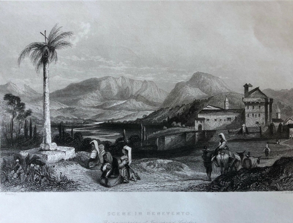 benevento_italie_circa_1859_gravure_de_j_golden_italia_calabria