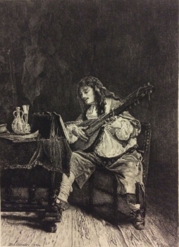 ernest_meissonier_le_joueur_de_guitare_grave_par_leterrier