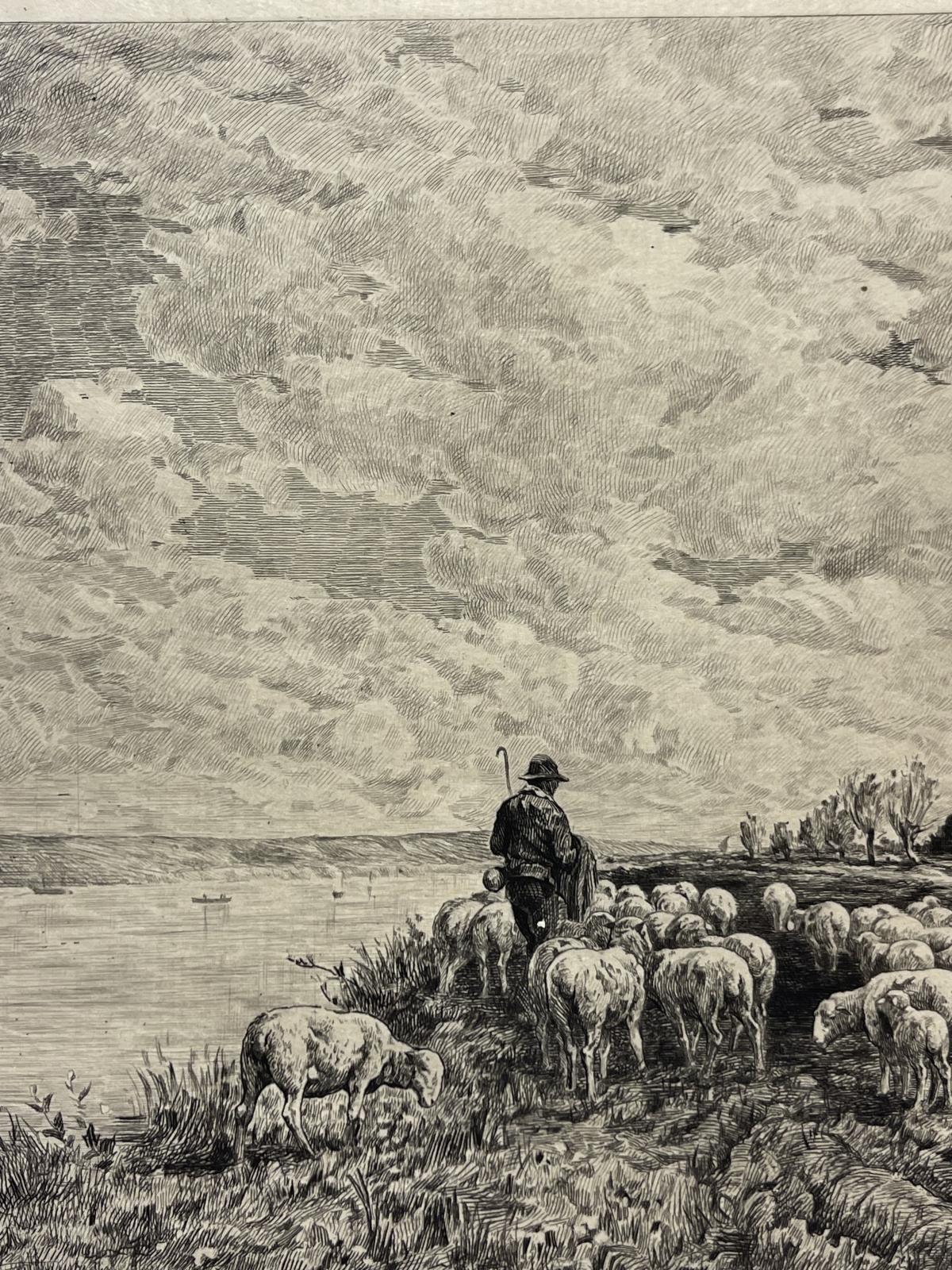 barbizon_school_charles_emile_jacque_shepherd_sheep_etching_proof_1911
