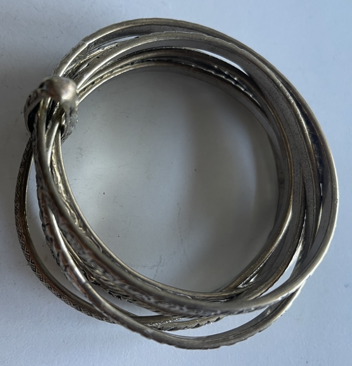 old_tuareg_7_bangle_week_bracelet_low_grade_tribal_silver_124g_semainier