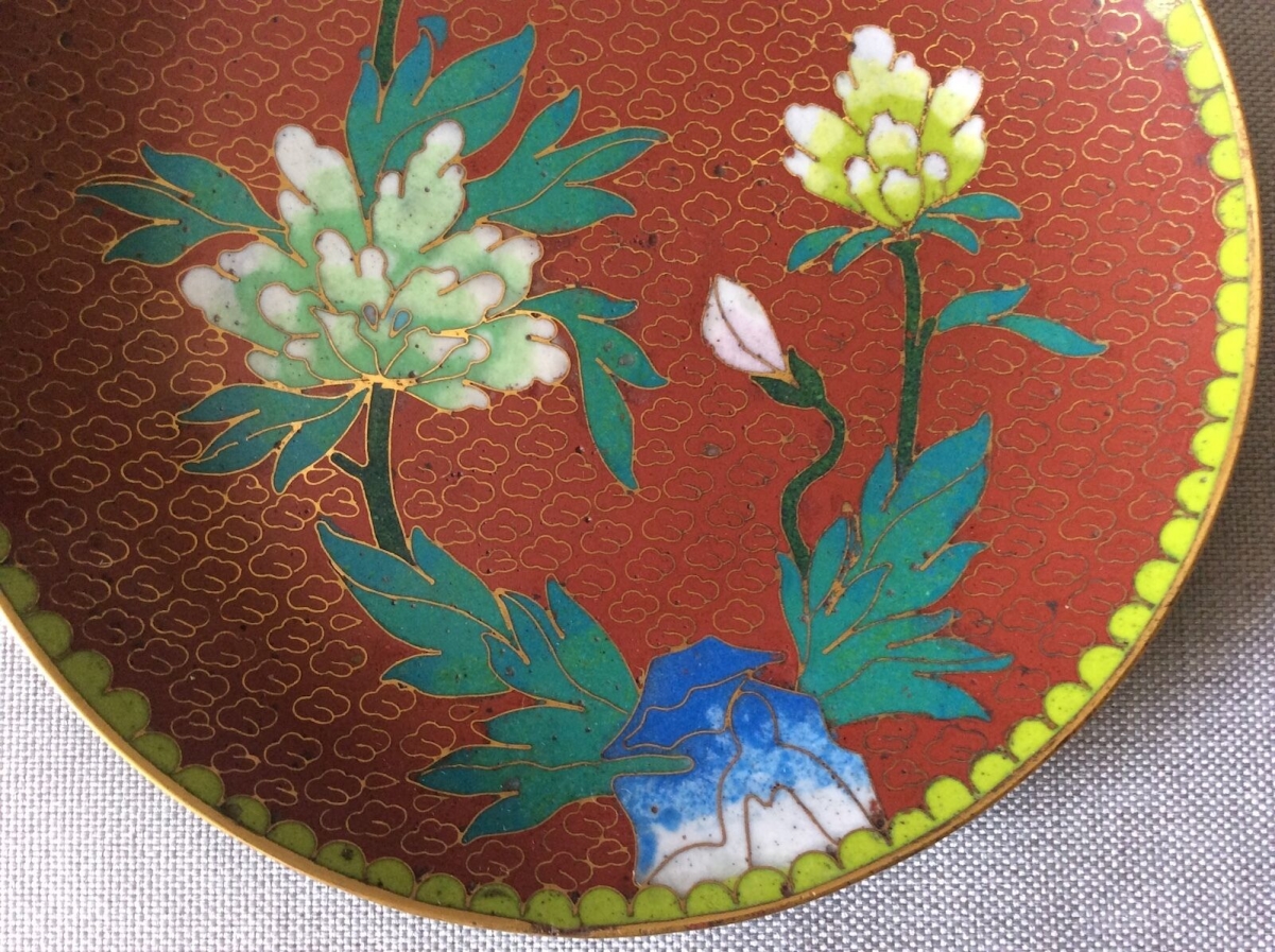 chine__coupelle_en_cloisonne__pekin_1960_fleurs_polychromes__china_asie_asia