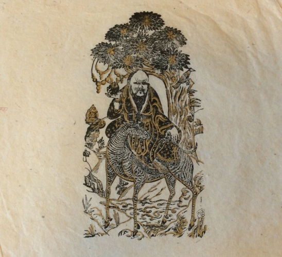 bouddhisme_hindouisme_estampage_rehausse_papier_de_riz_xx_e_buddhism_hinduism