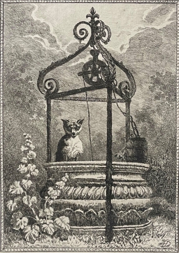 le_renard_et_le_bouc_jean_de_la_fontaine_graveur_par_auguste_delierre_circa_1883
