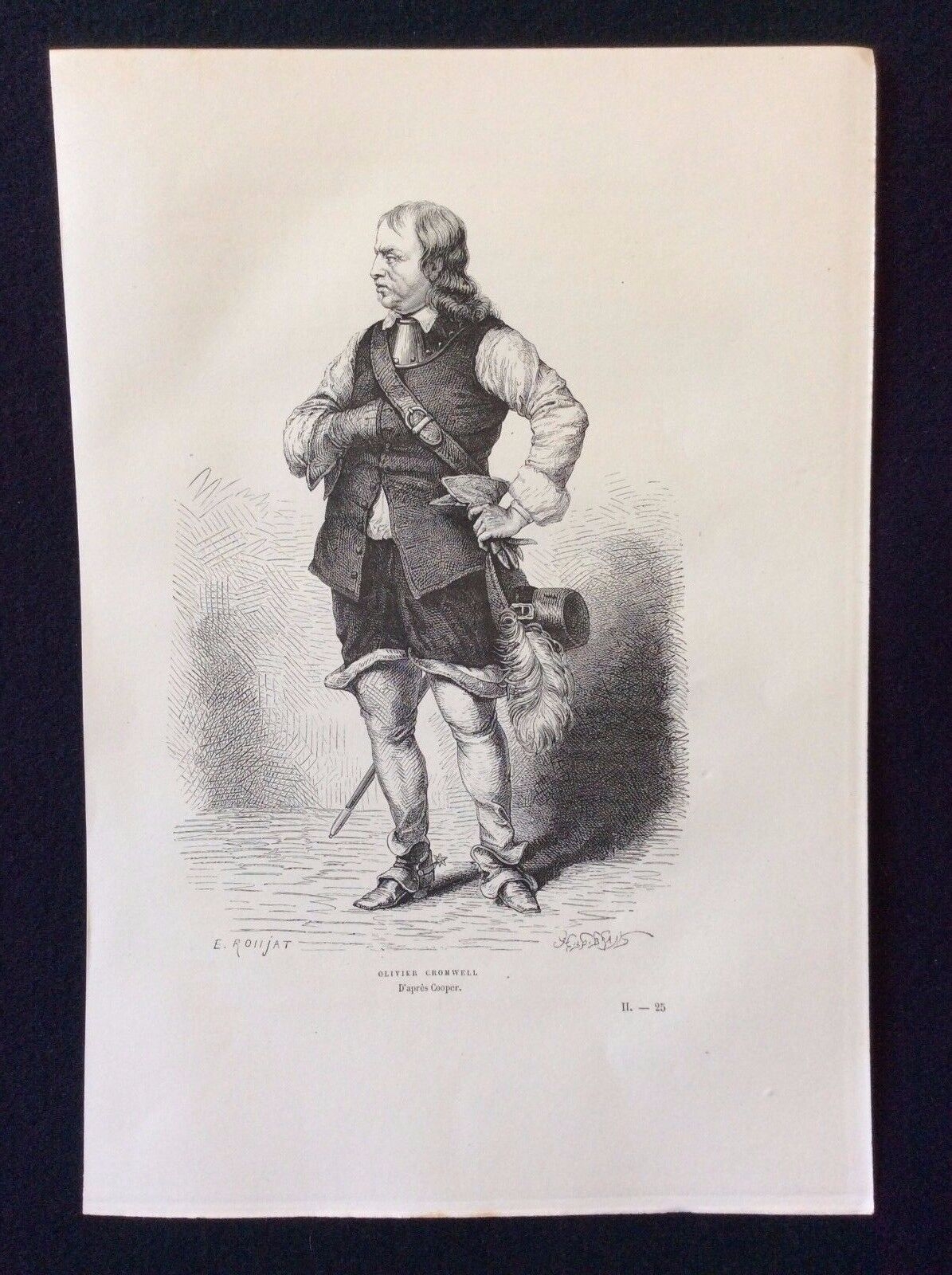 oliver_cromwell_engraving_etching_19th_century_england_lord_protector