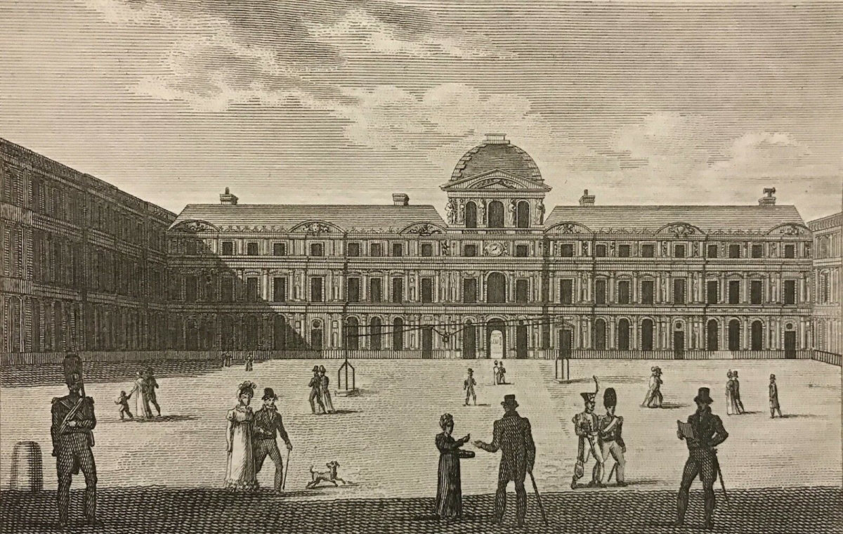 cour_du_louvre_gravee_par_couche_fils_1820_paris_france