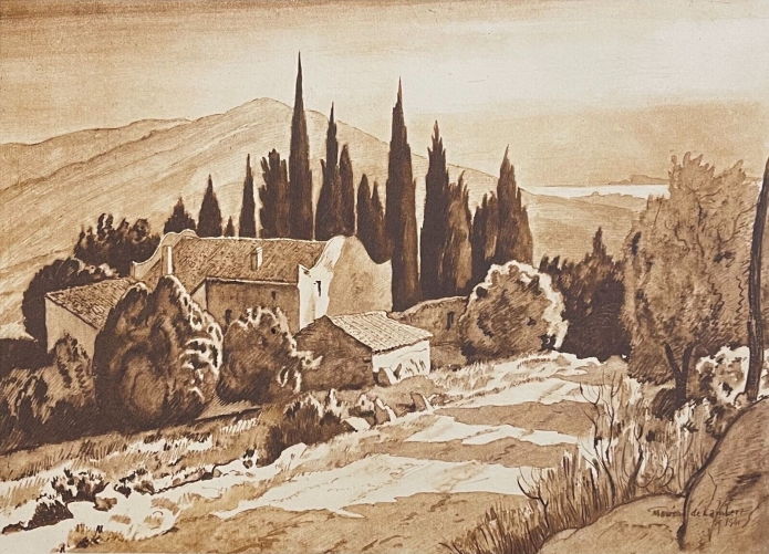 bastide_gravure_vers_1942_provence_france