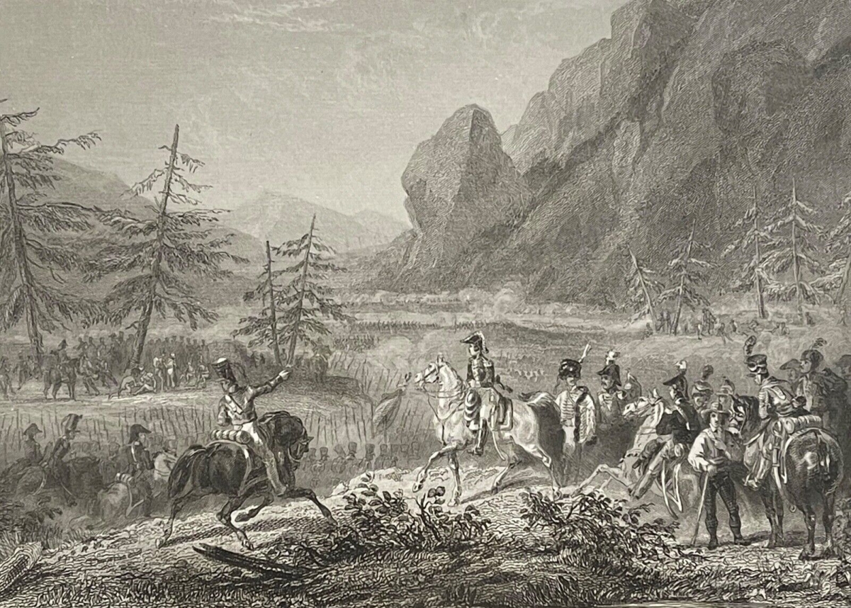 autriche_1809_combat_de_mautern_napoleon_bonaparte_empire_france_c_1840_styrie