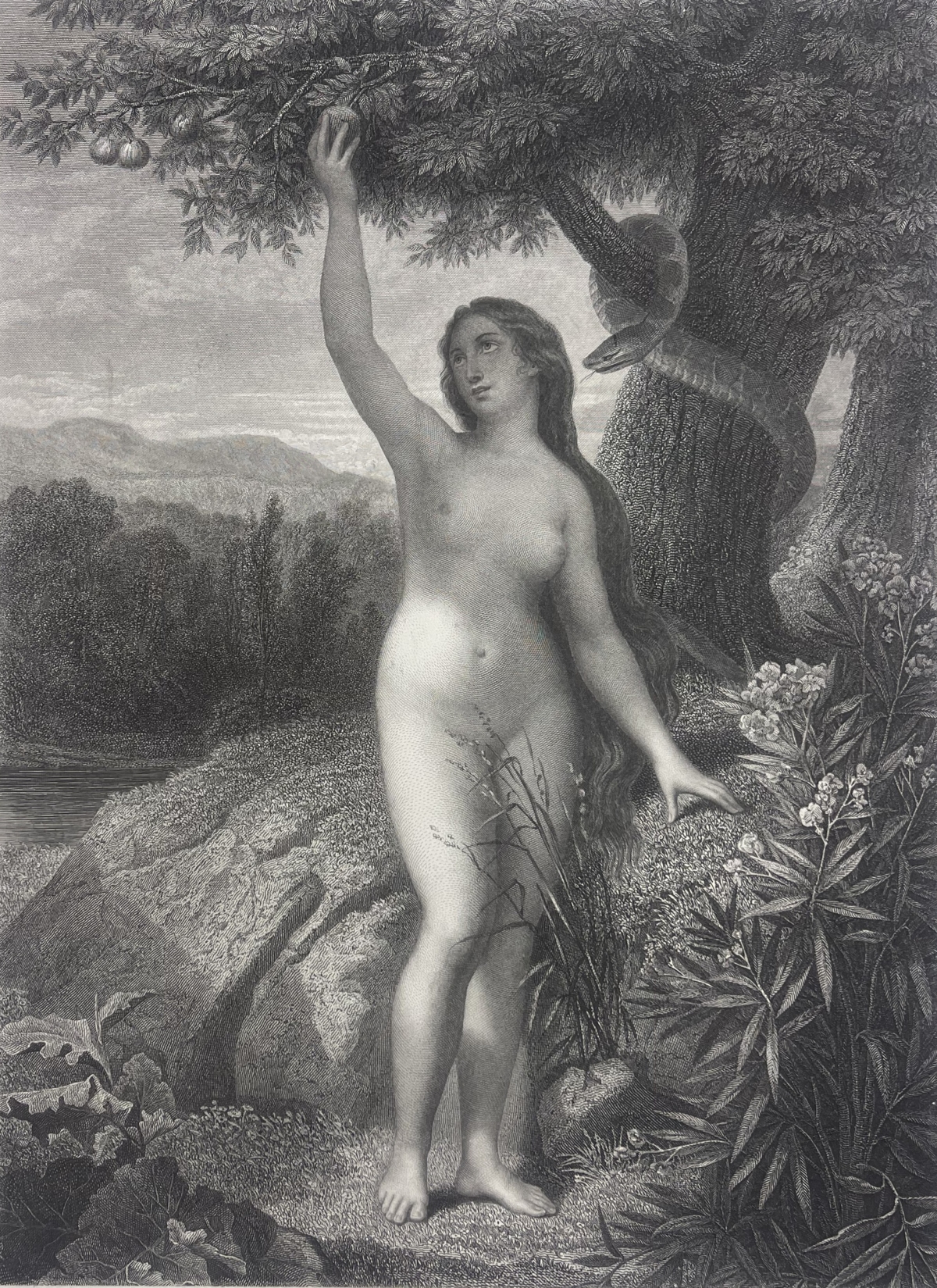 eve_cueille_la_pomme_gustave_dore_1874__paradis_serpent_pomme