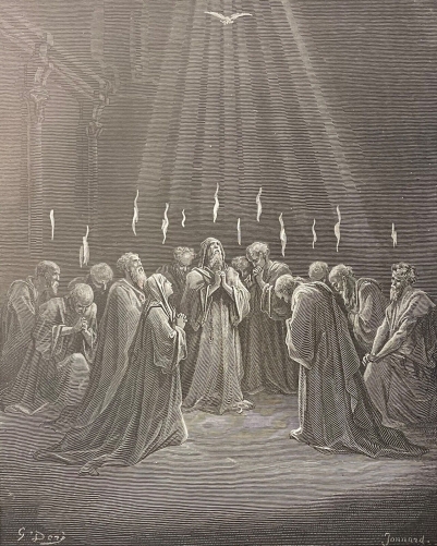 la_pentecote_gravure_en_xylographie_d???apres_gustave_dore_1874