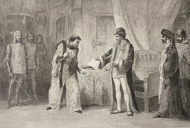 louis_xi_roi_de_france_et_le_chancelier_de_bretagne_lithographie_de_1850