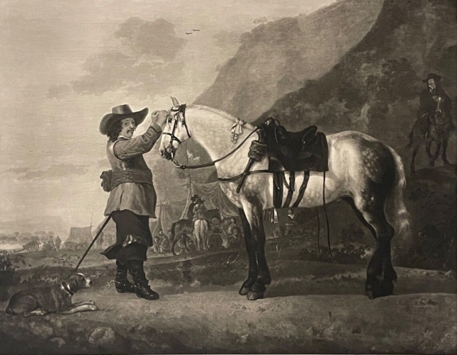 albert_cuyp_1620-1691_lofficier_au_cheval_pommele_heliogravure_vers_1890