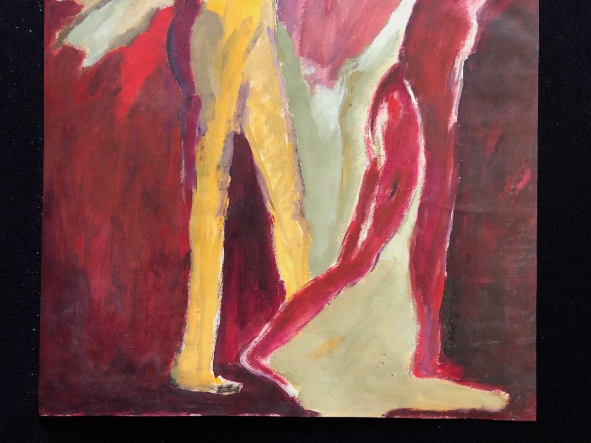 art_contemporain_grande_gouache_fin_du_xxe_65_cm_par_44,3_cm