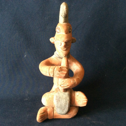 mexique__reproduction_d???une_statuette_maya_en_terre_cuite__amerique_du_sud_