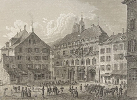 maison_de_ville_a_bale_switzerland_gravure_1860_suisse