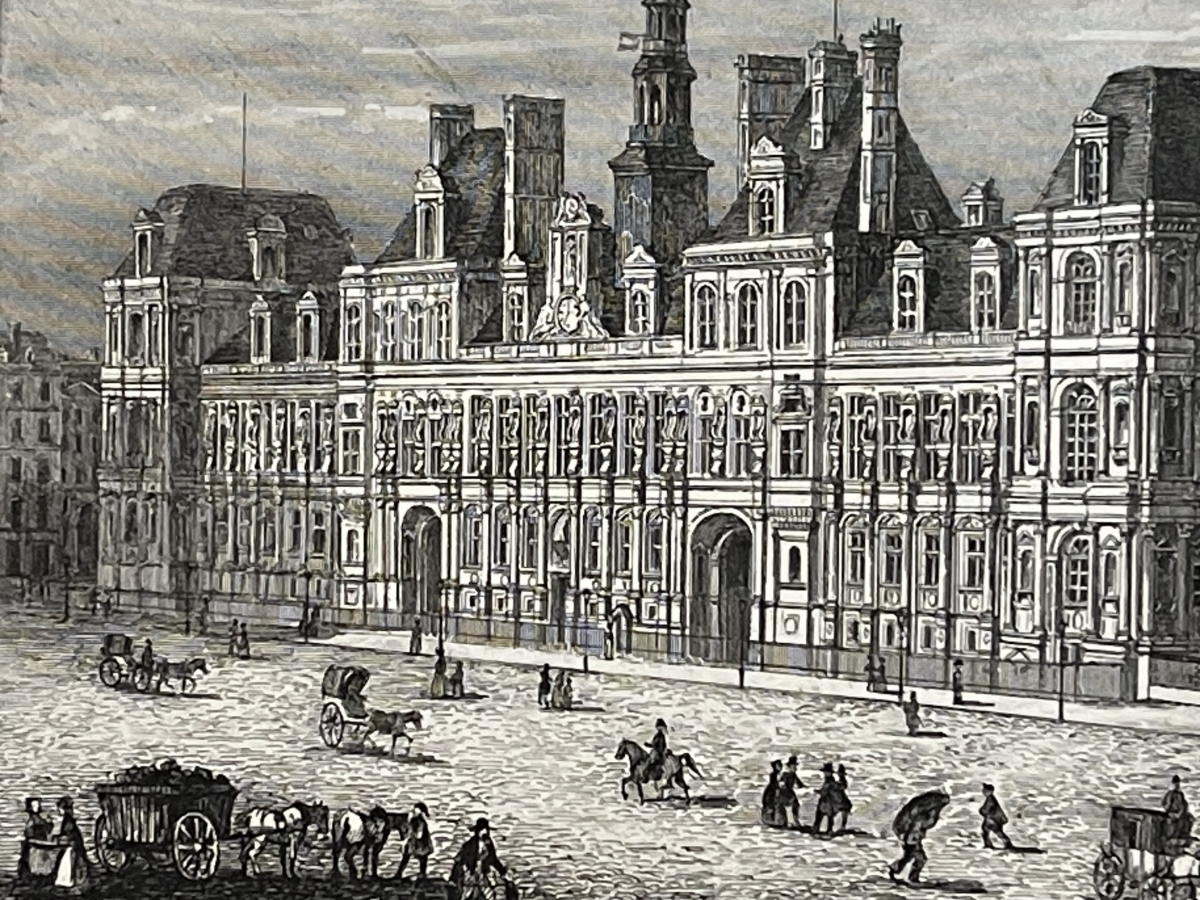 paris_hotel_de_ville_gravure_de_formster_1855_france