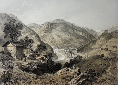 saint-sauveur-sur-tinee_lithographie_1864_alpes-maritimes_provence_france