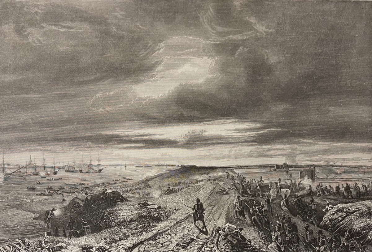 combat_de_doel_belgique_hollande_france_1832_estampe_xixe_belgium_lithographie