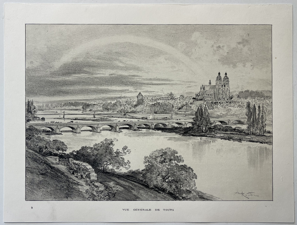 tours_loire_bridge_and_saint-gatien_cathedral_antique_lithograph_robida_1892