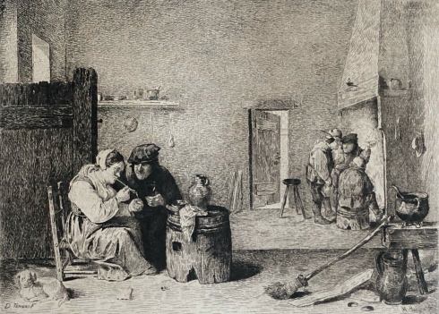 david_teniers_interieur_flamand_grave_par_a_monginb_fin_xixe